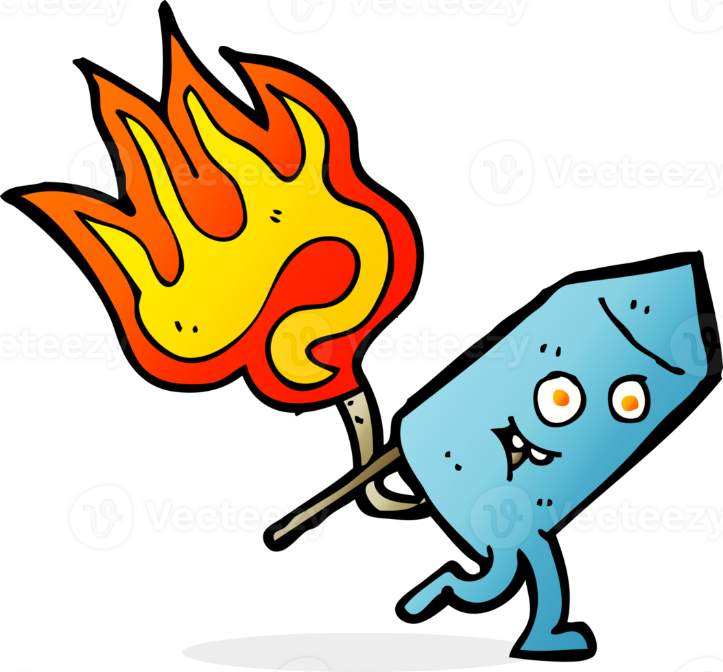 cartoon funny firework character png