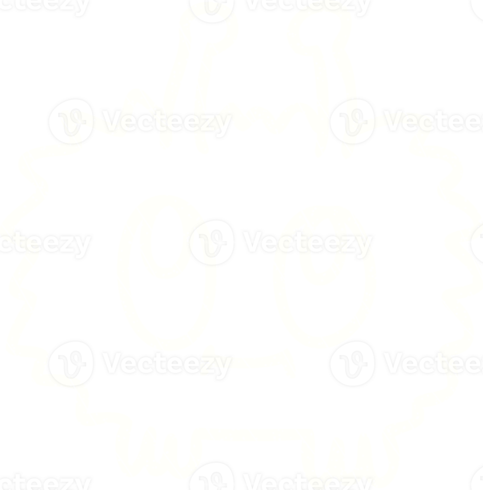 Alien Creature Chalk Drawing png