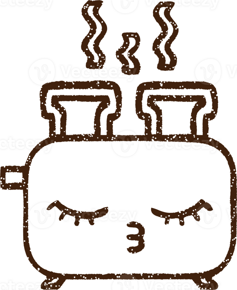 Toaster Charcoal Drawing png