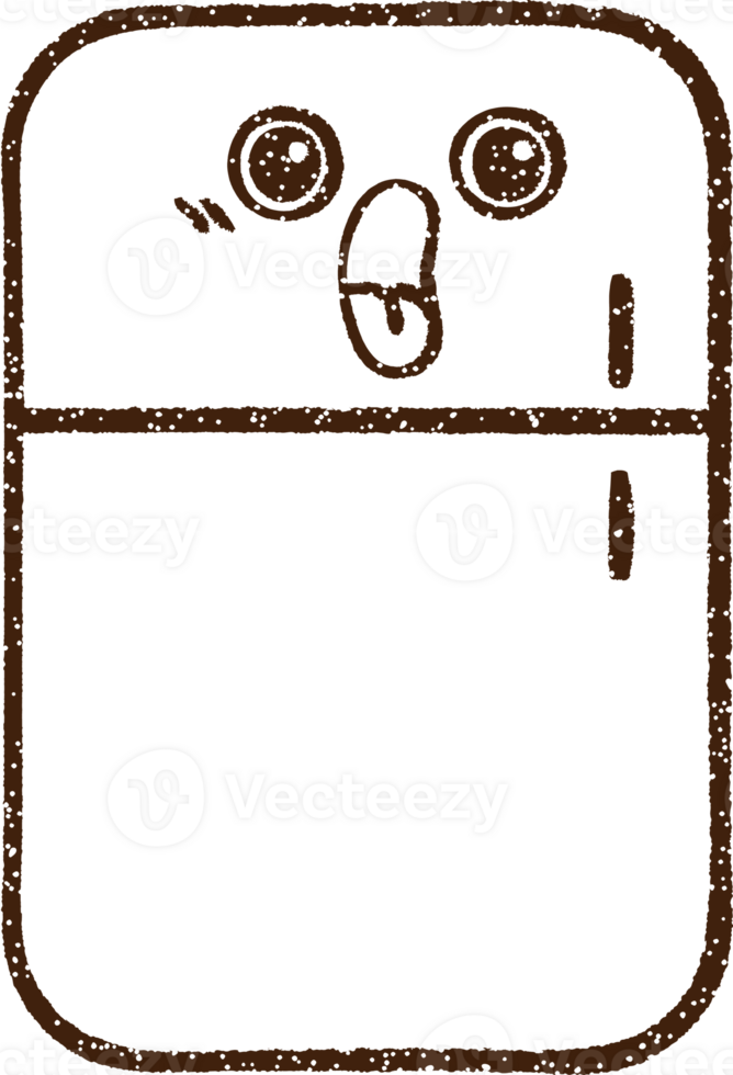 Refrigerator Charcoal Drawing png