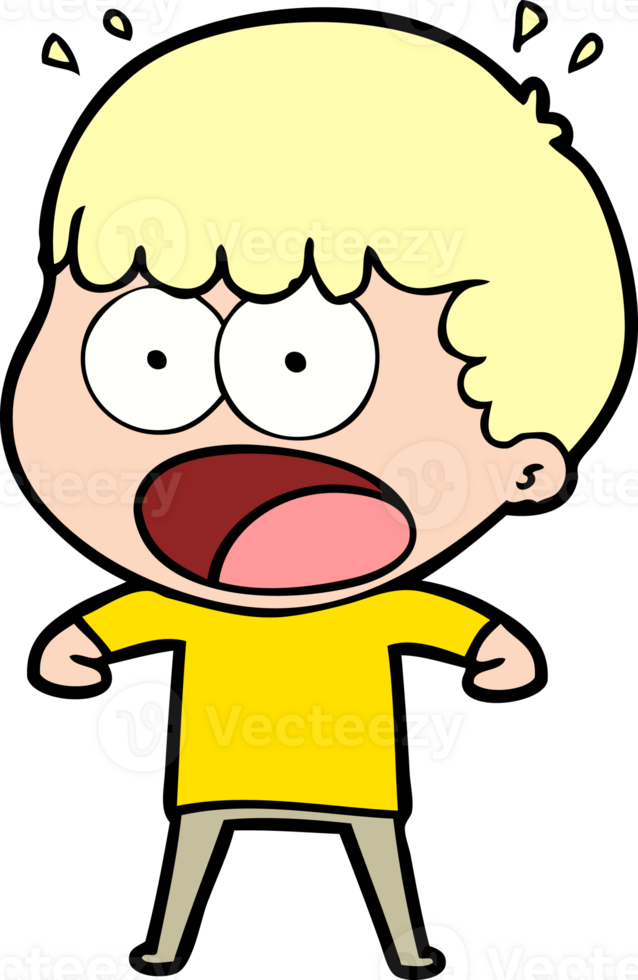cartoon shocked man png