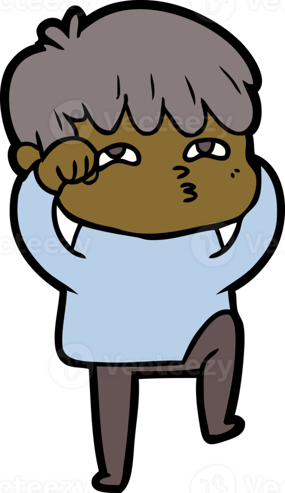 cartoon curious man png