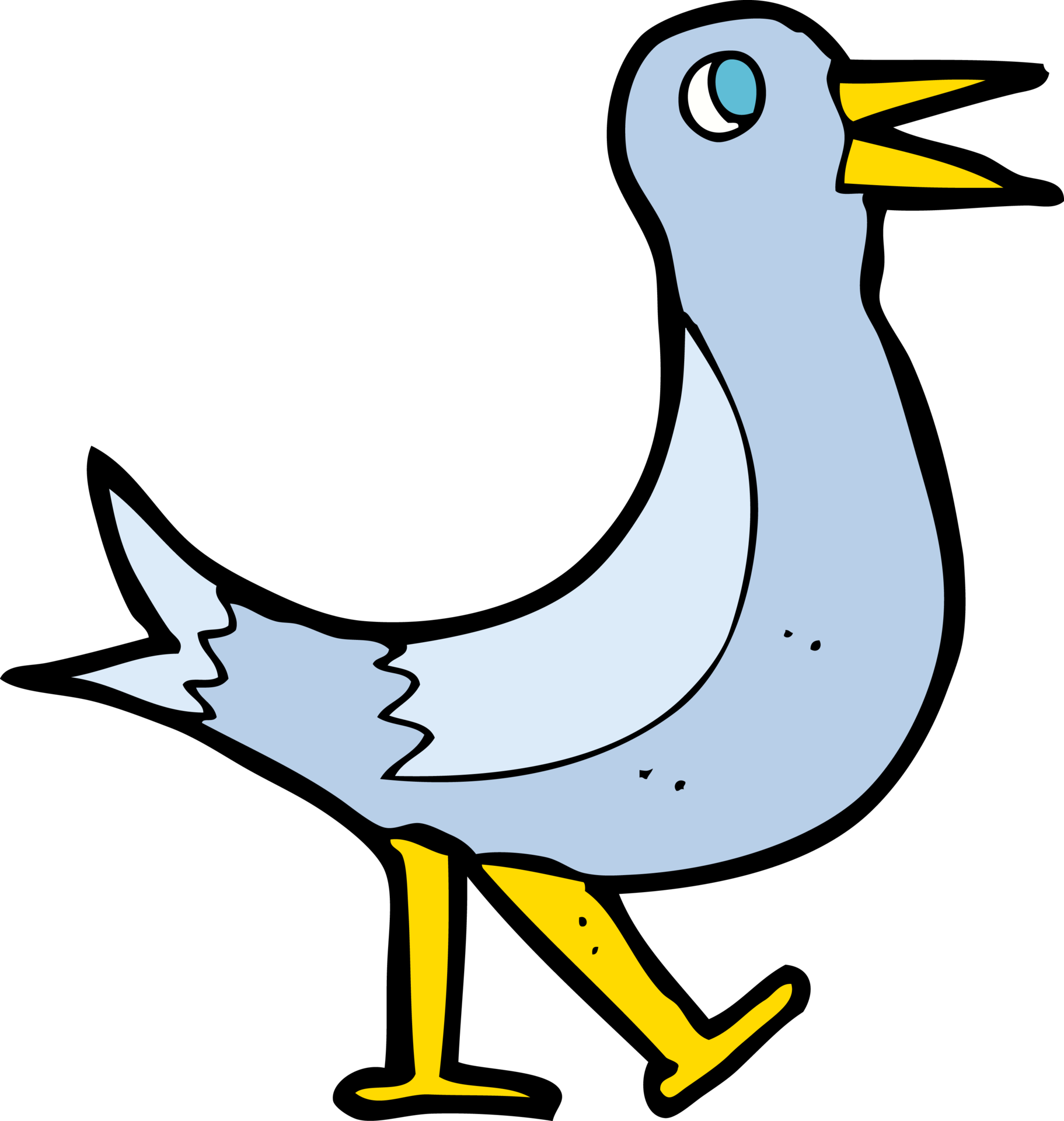 cartoon walking bird 44956076 PNG