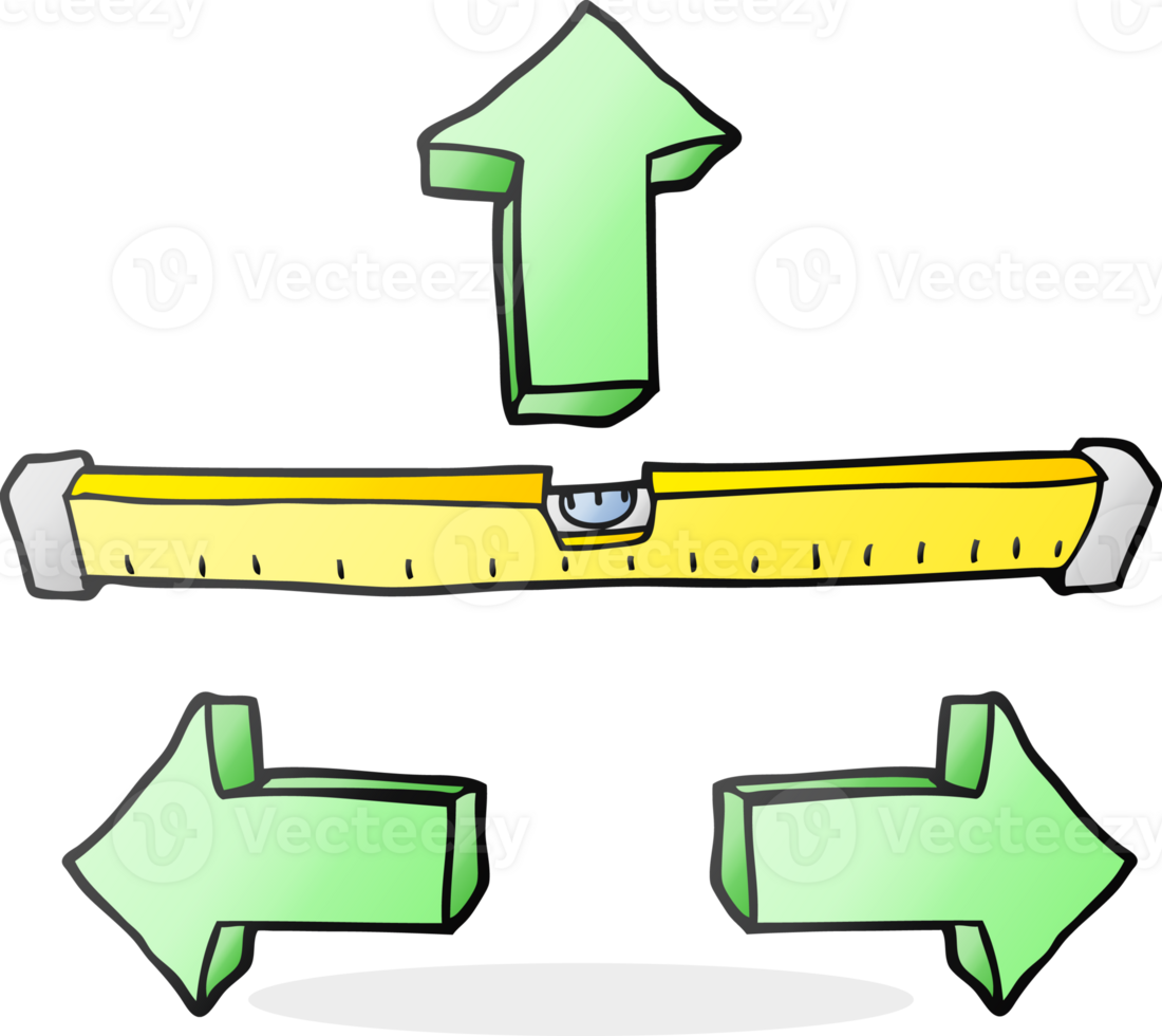 hand drawn cartoon straight level png