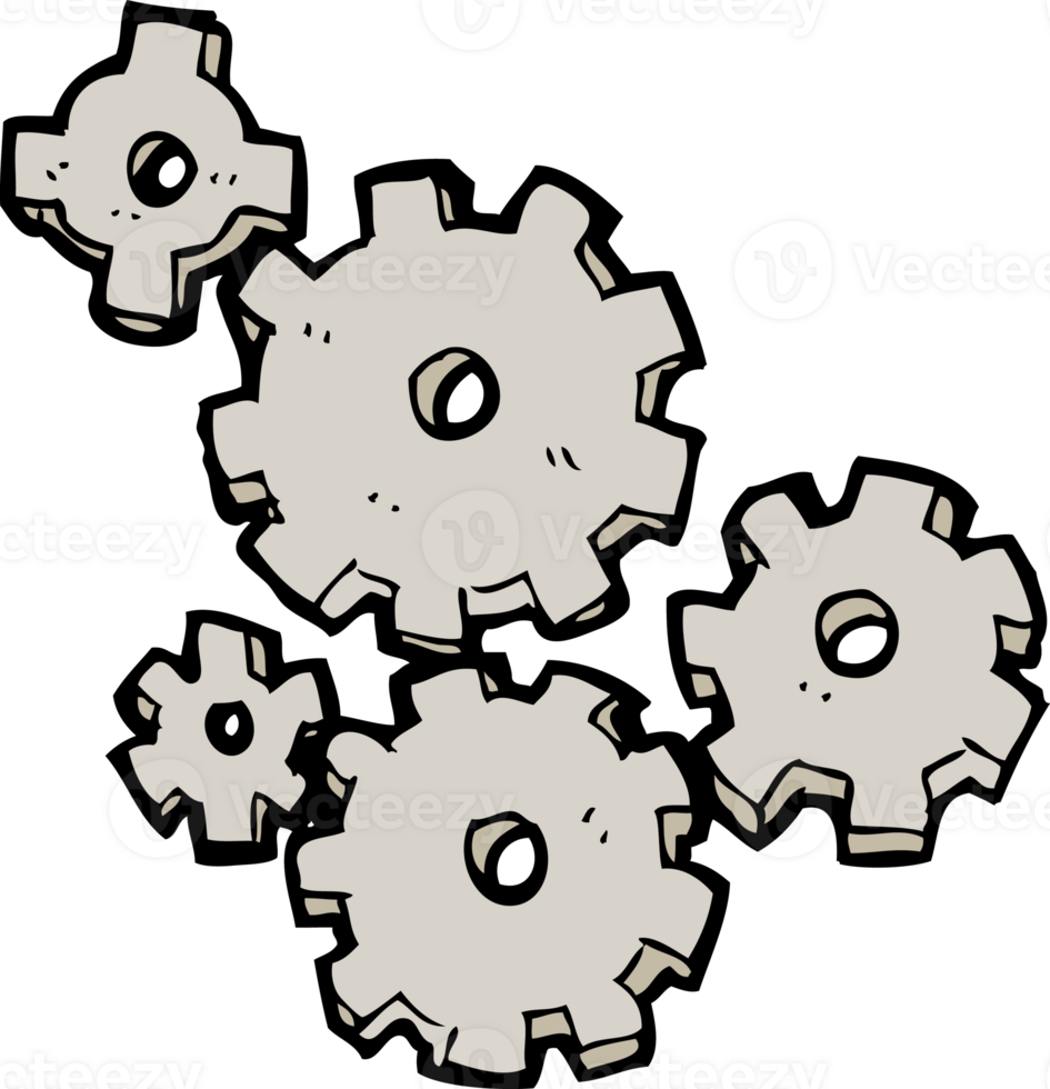 cartoon cogs and gears png
