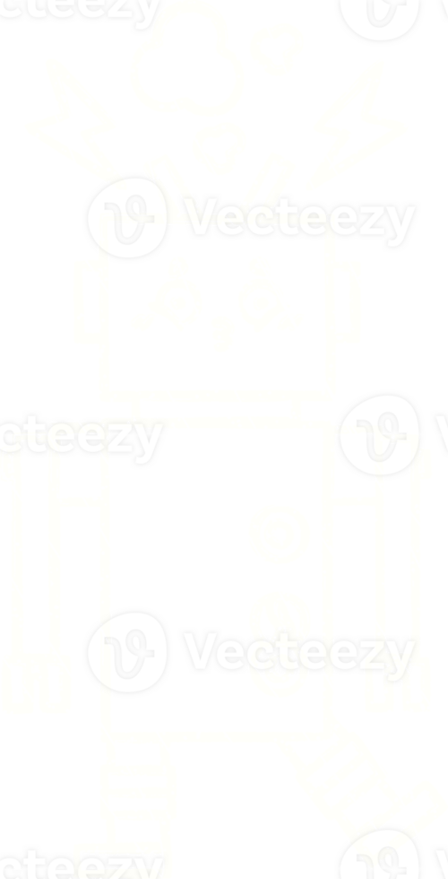 Robot Chalk Drawing png