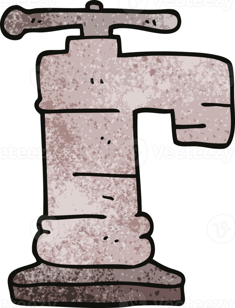 cartoon doodle faucet png