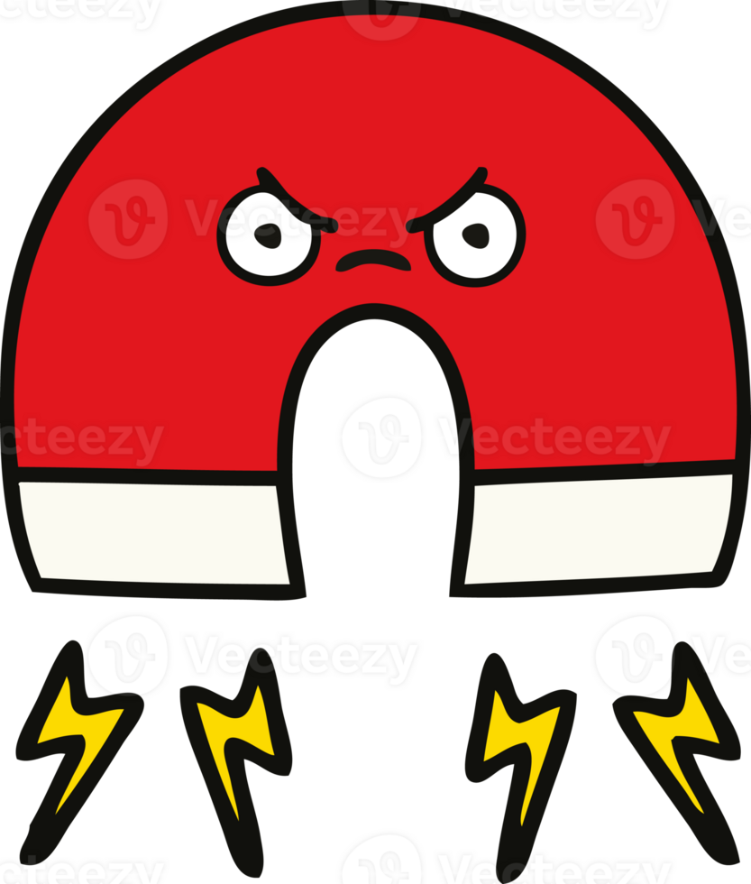 cute cartoon magnet png