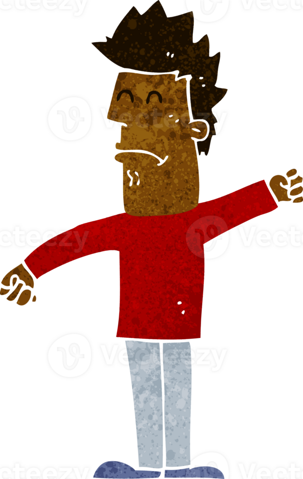 cartoon stressed man png