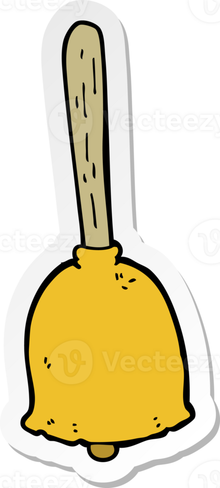 sticker of a cartoon bell png