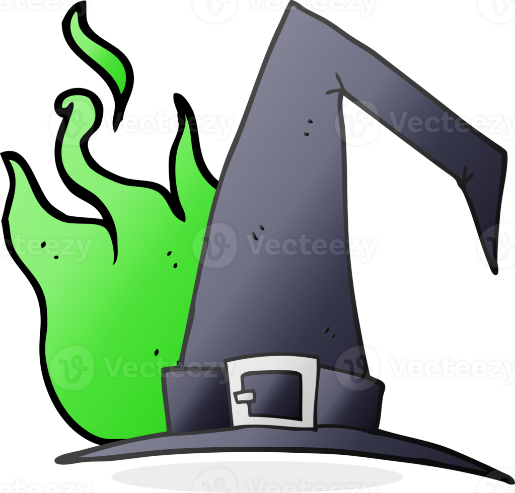 cartoon witch hat png