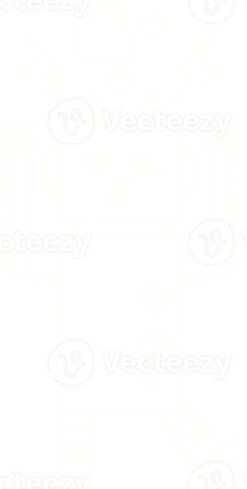 Robot Chalk Drawing png