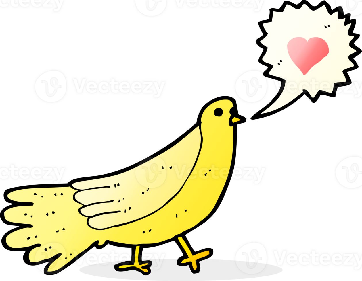 cartoon love bird png
