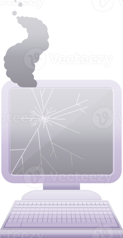 broken computer graphic icon png