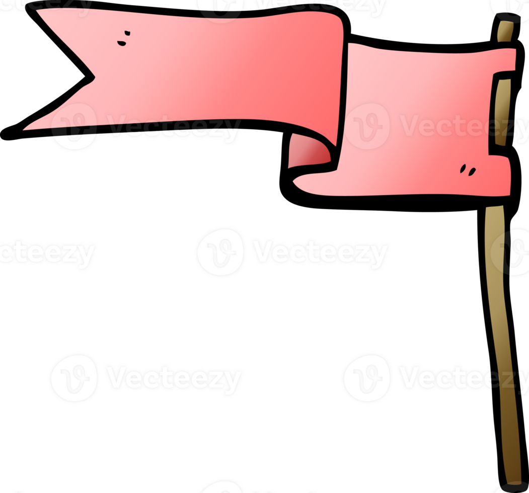 cartoon doodle flag png