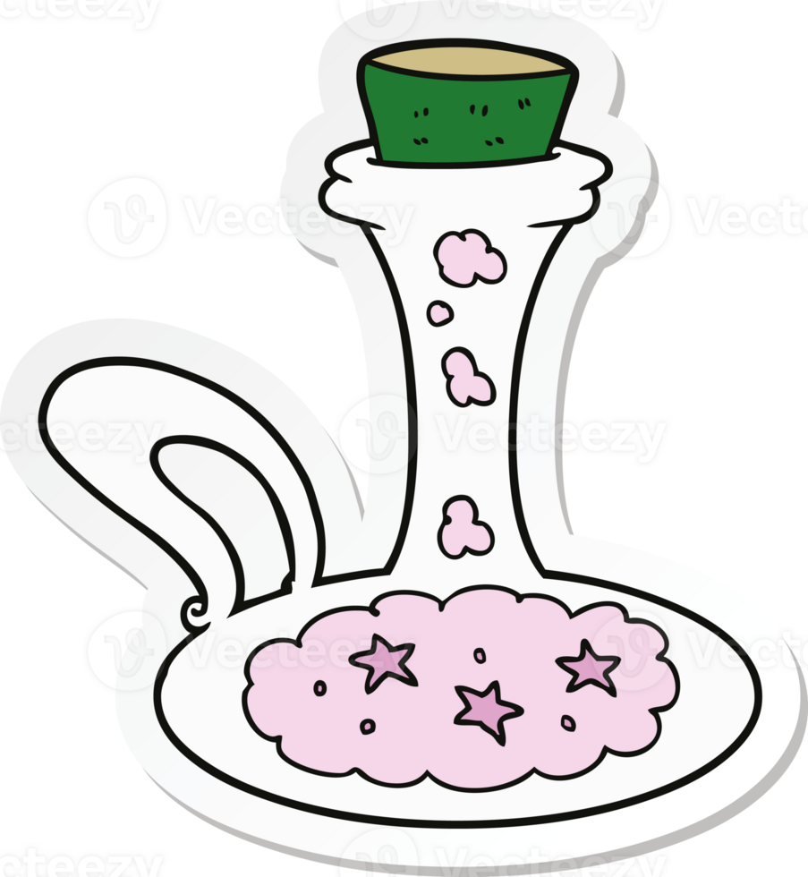 sticker of a cartoon magic potion png