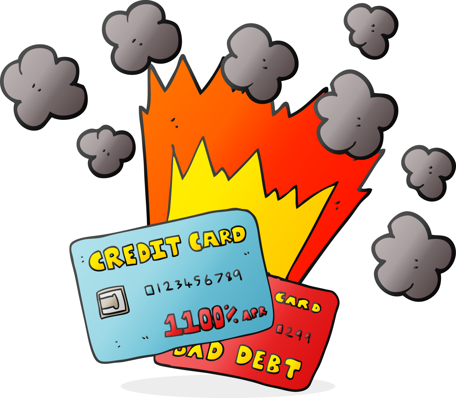 cartoon credit card debt 44960294 PNG