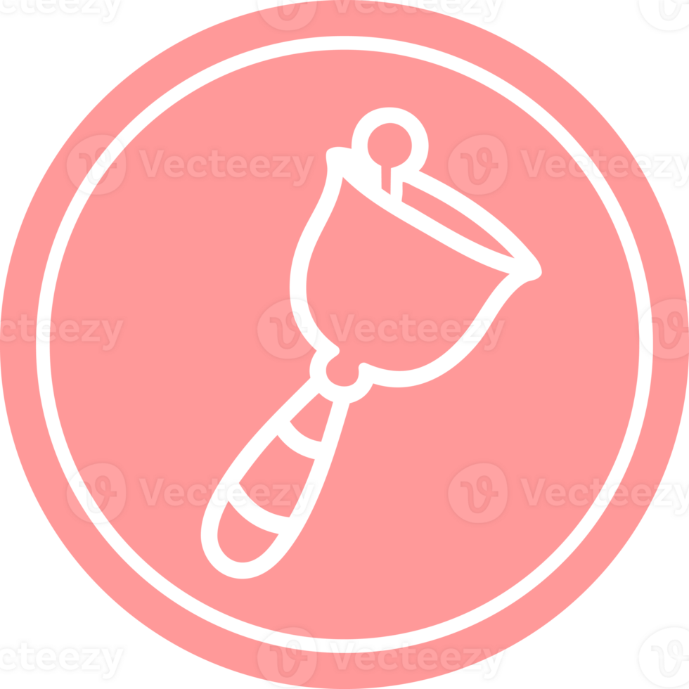 hand bell circular icon png