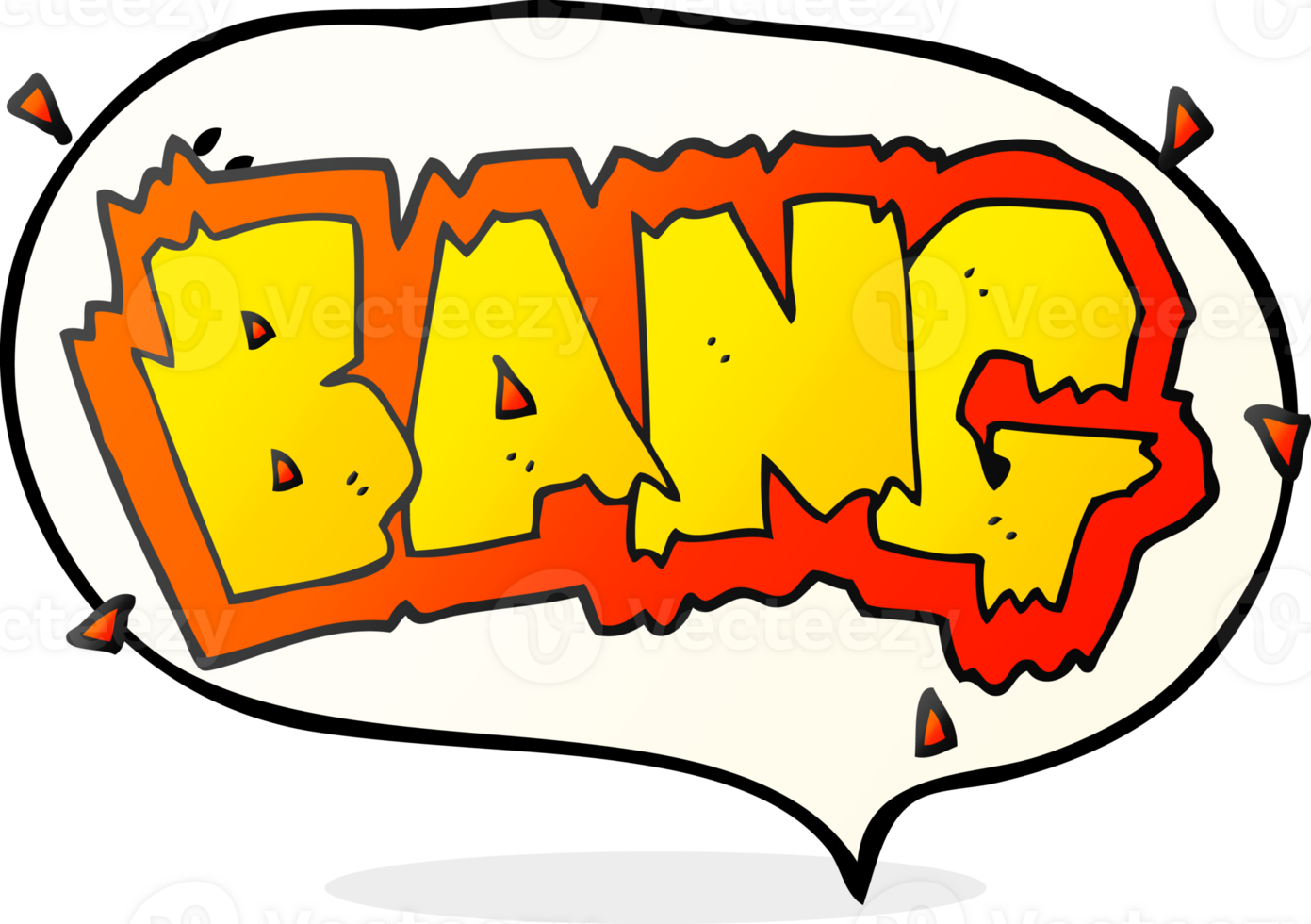 speech bubble cartoon explosion png