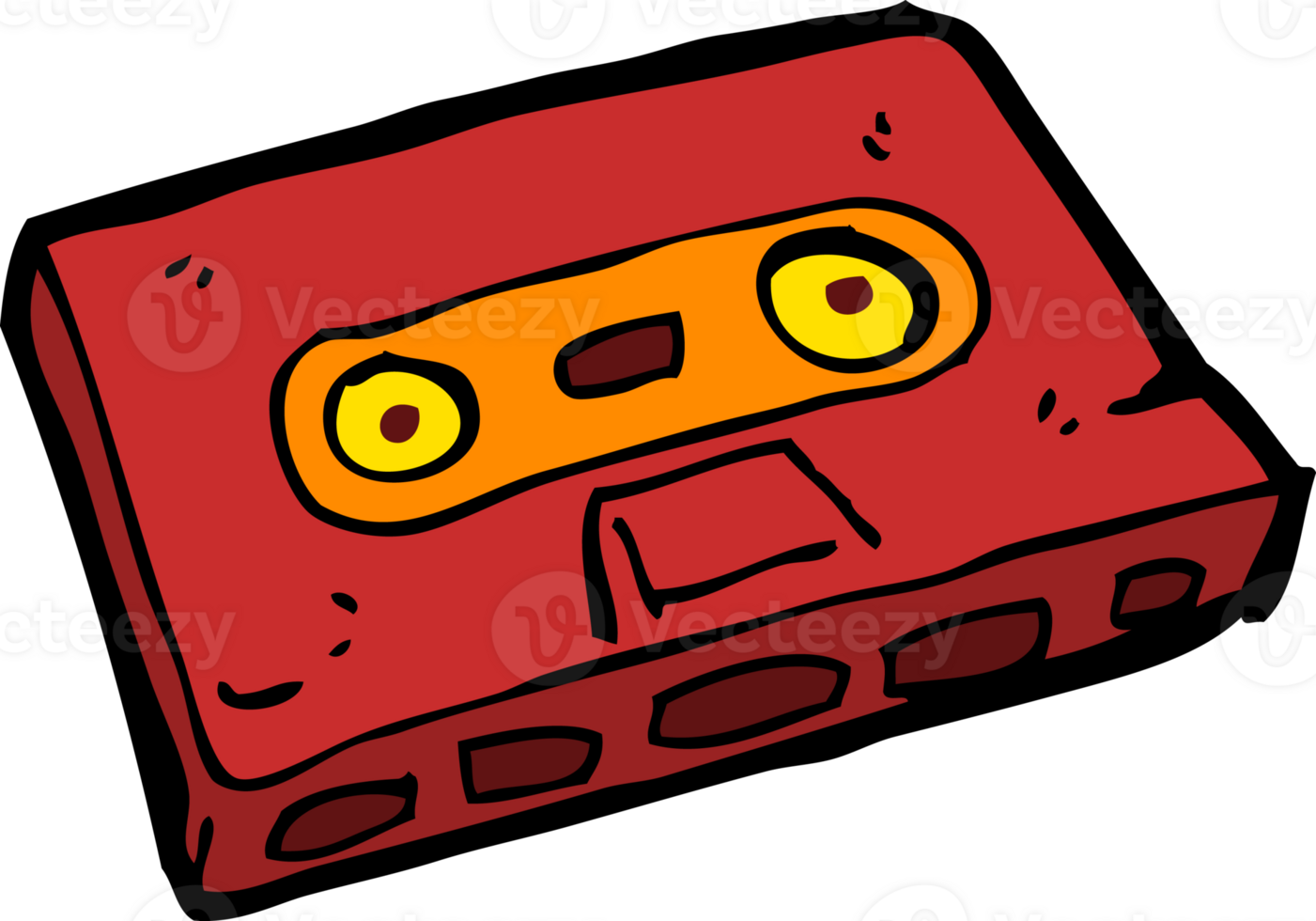 cartoon cassette tape png
