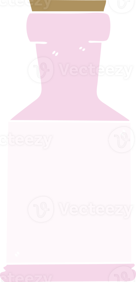 quirky hand drawn cartoon potion bottle png