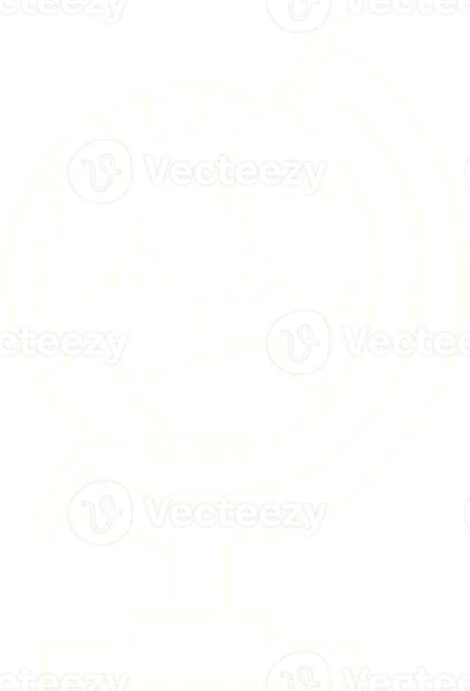 Globe Chalk Drawing png
