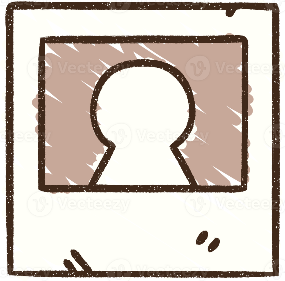 Instant Photograph Chalk Drawing png