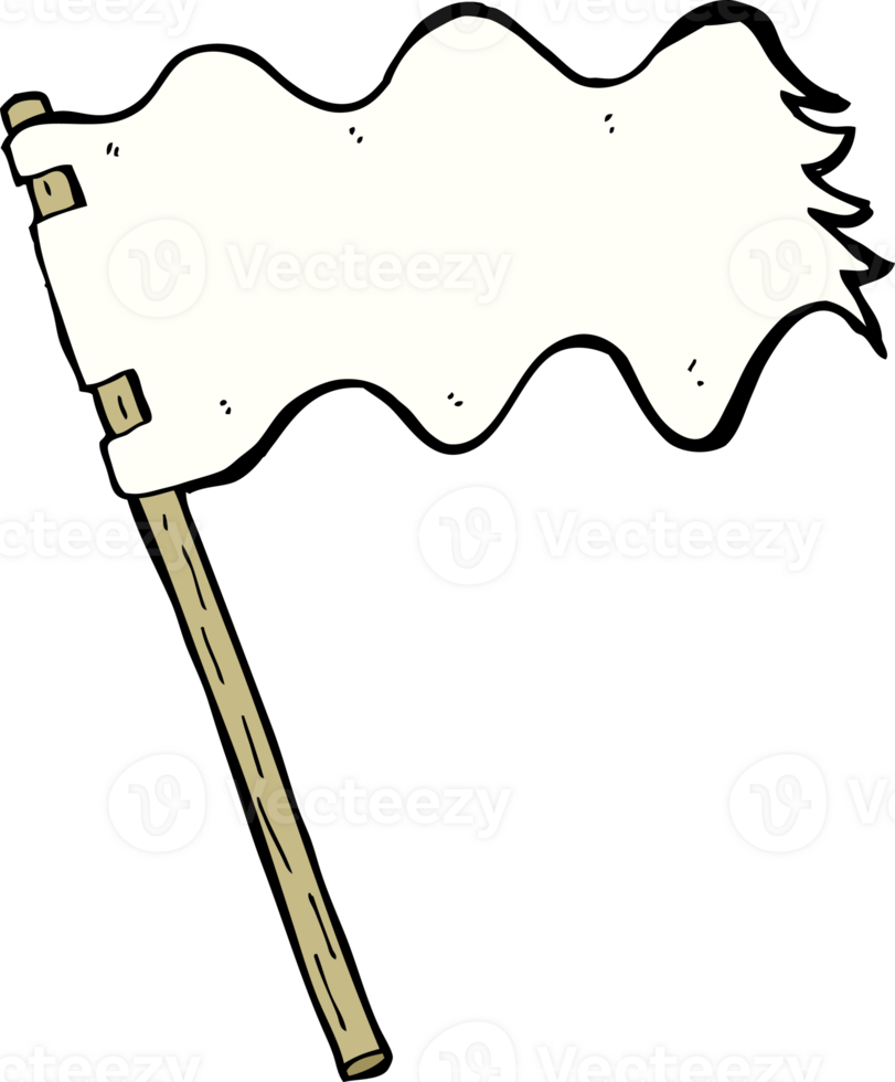 cartoon white flag png