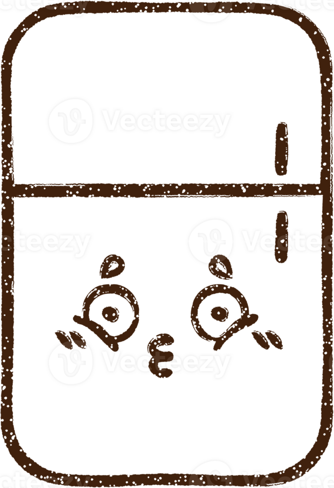 Fridge Charcoal Drawing png