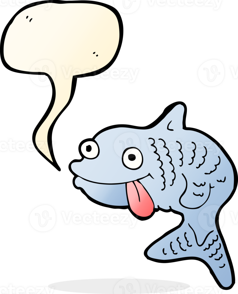 cartoon fish with speech bubble png