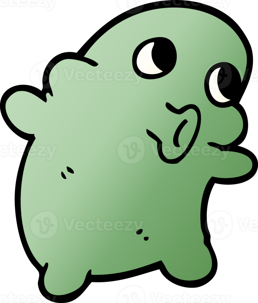 cartoon doodle weird alien png
