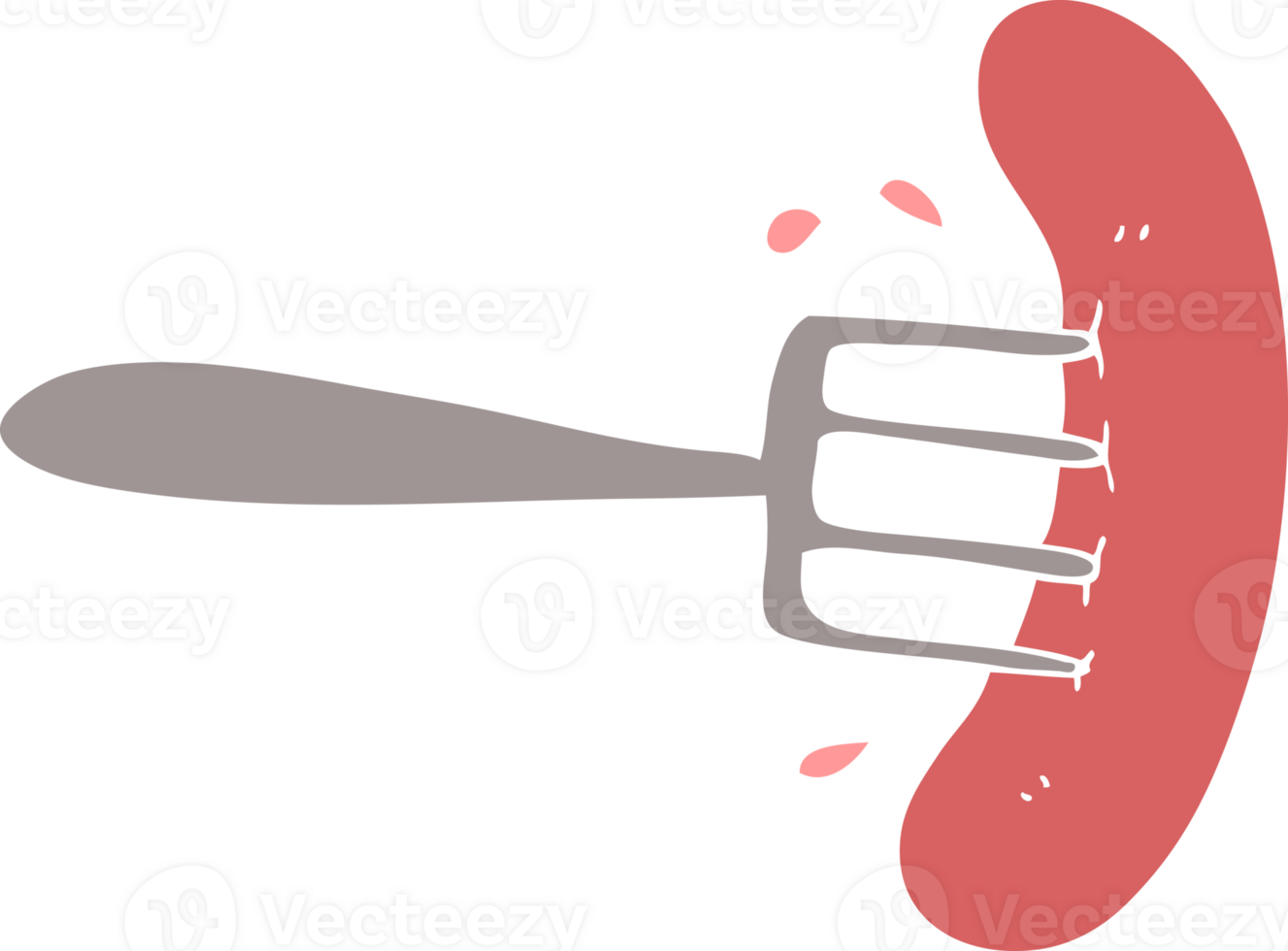 cartoon doodle of a hot dog png