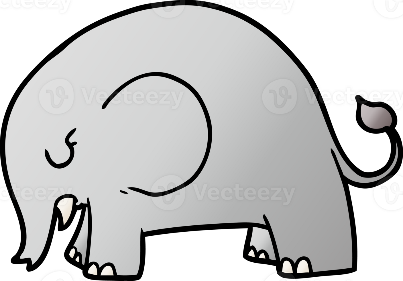 süßer Cartoon-Elefant png