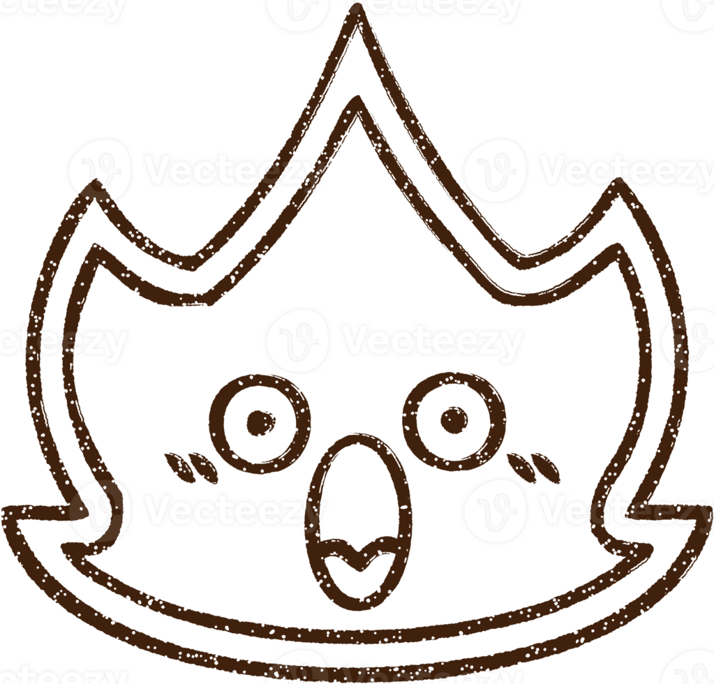 Fire Symbol Charcoal Drawing png