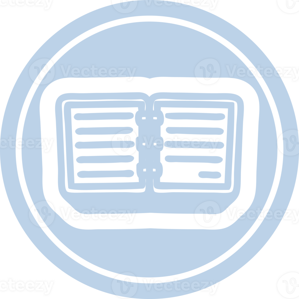 note book circular icon png