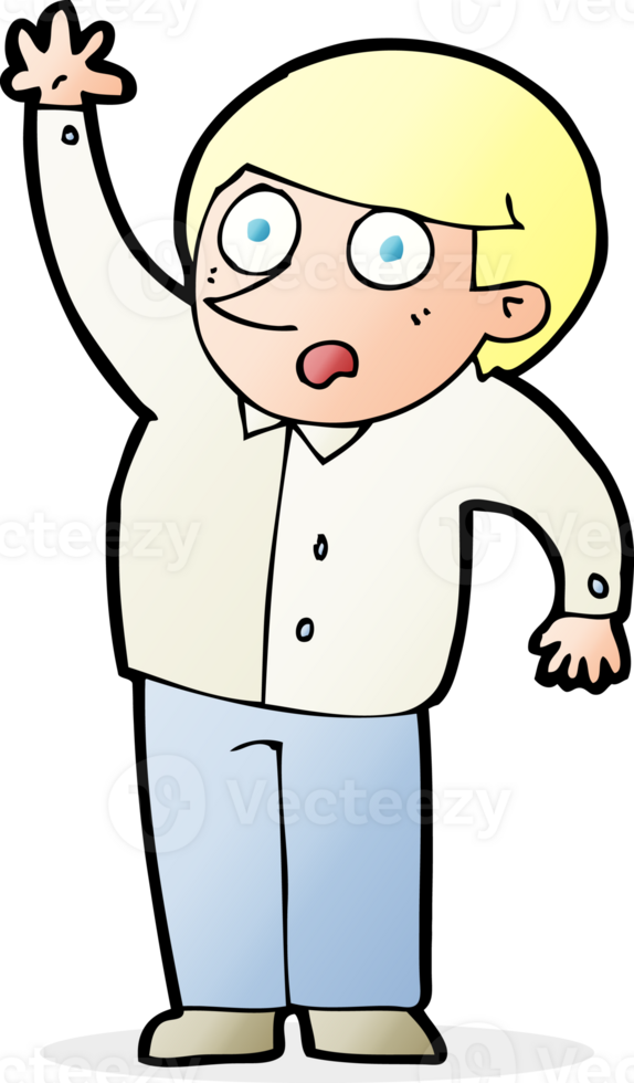 cartoon man asking question png