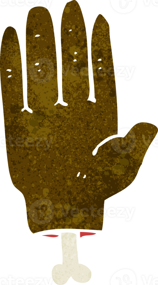 cartoon severed hand png