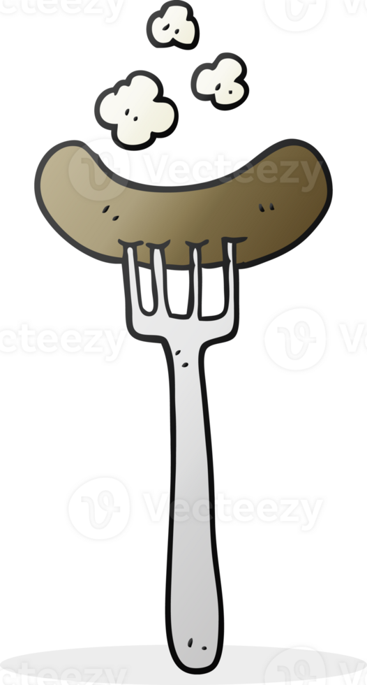 cartoon cooked sausage png
