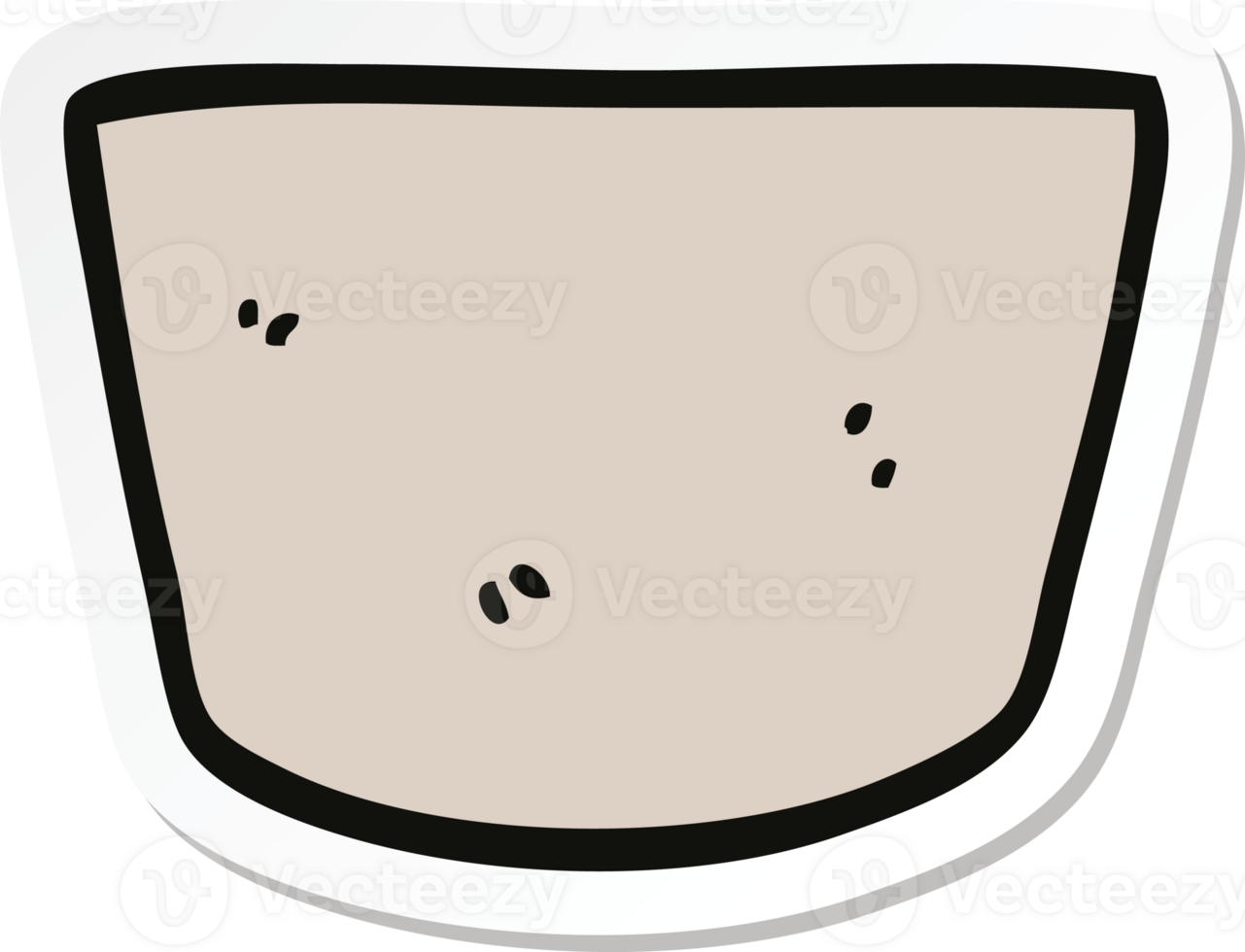 sticker of a cartoon pot png