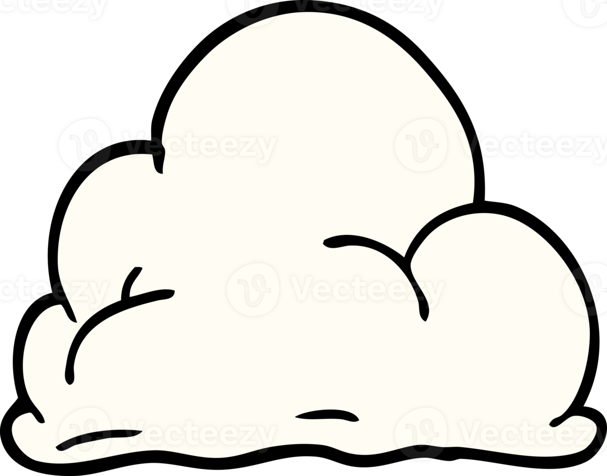cartoon doodle fluffy white clouds png