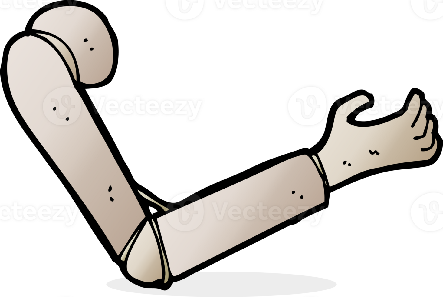 cartoon prosthetic arm png