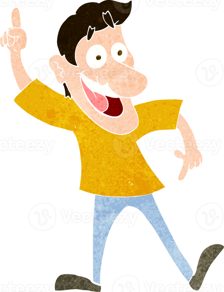cartoon man with great idea png