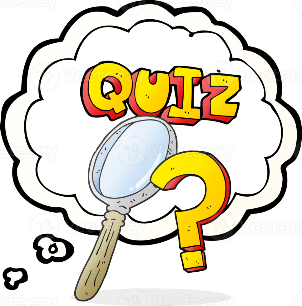 thought bubble cartoon quiz symbol png