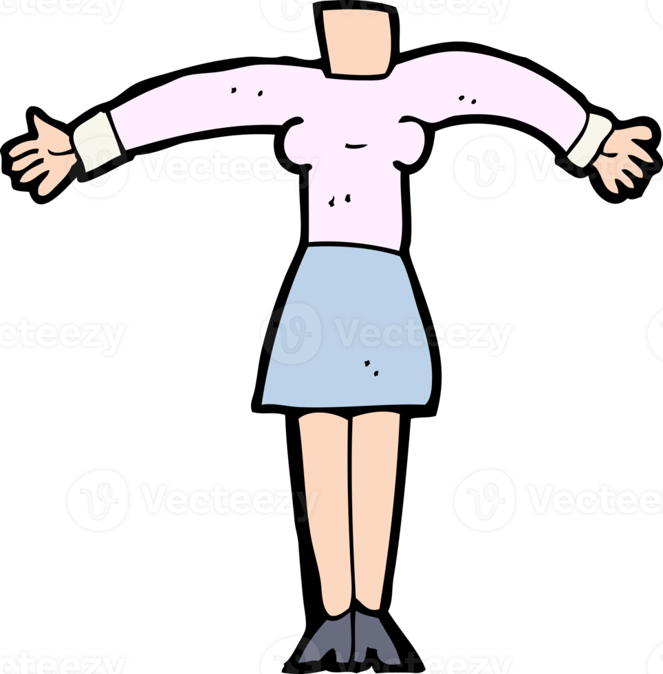 cartoon female body add photos or mix and match cartoons png