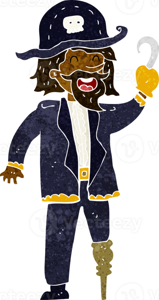 cartoon pirate captain png
