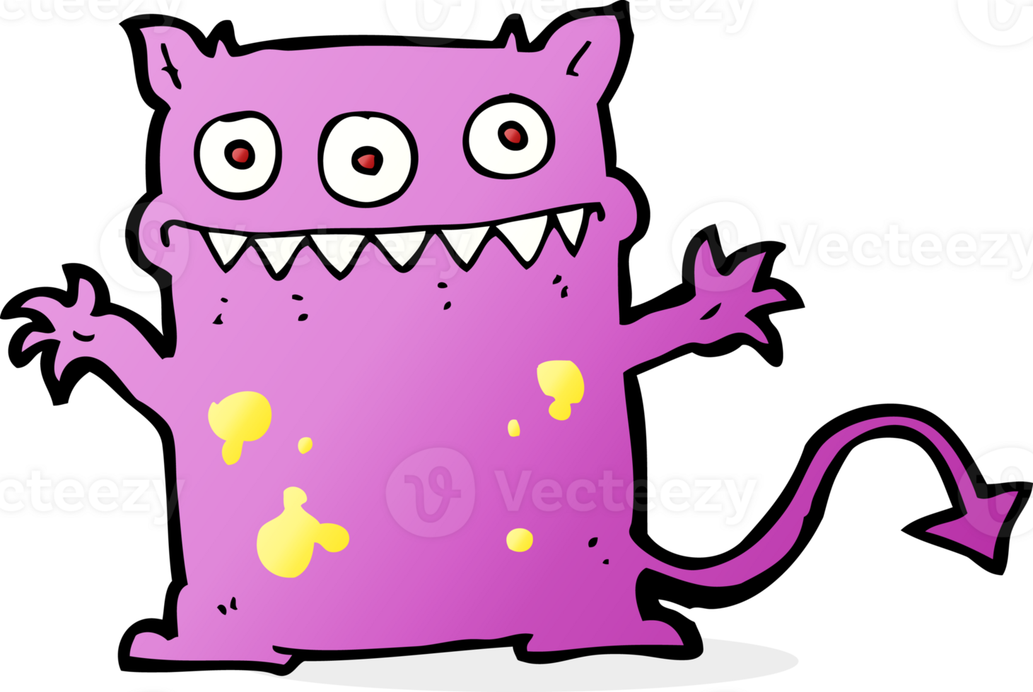 cartoon little monster png