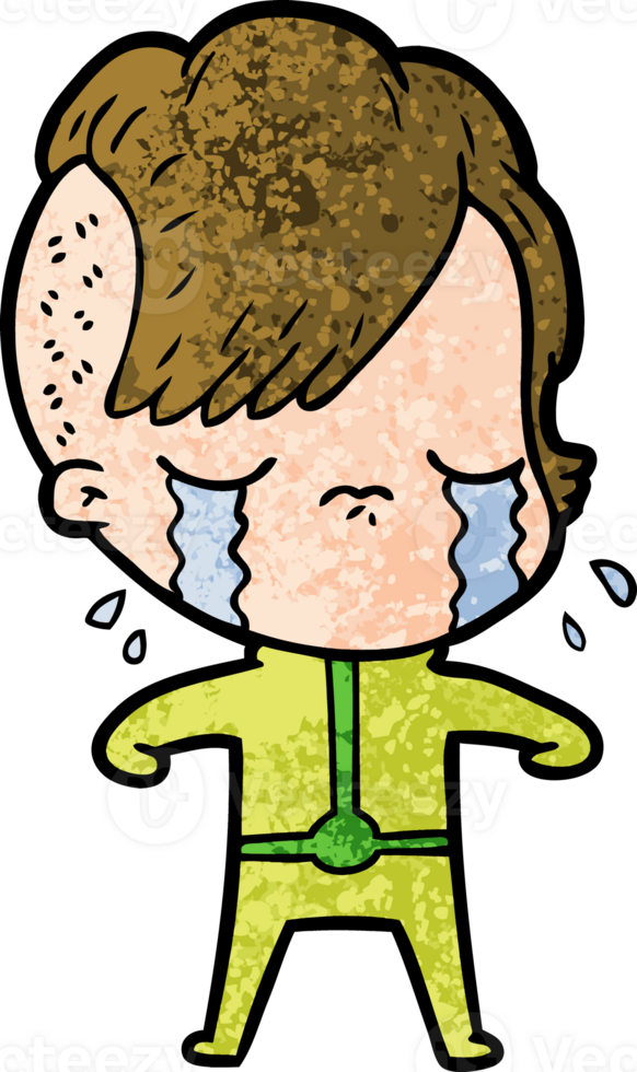 cartoon crying girl png