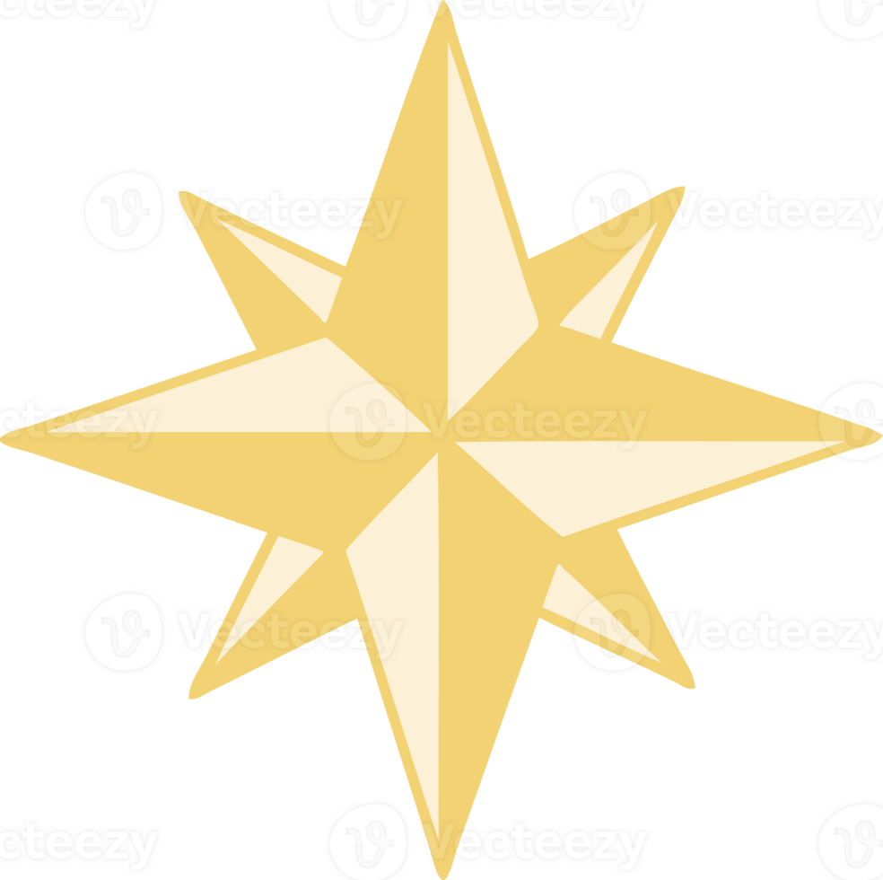 iconic tattoo style image of a star png