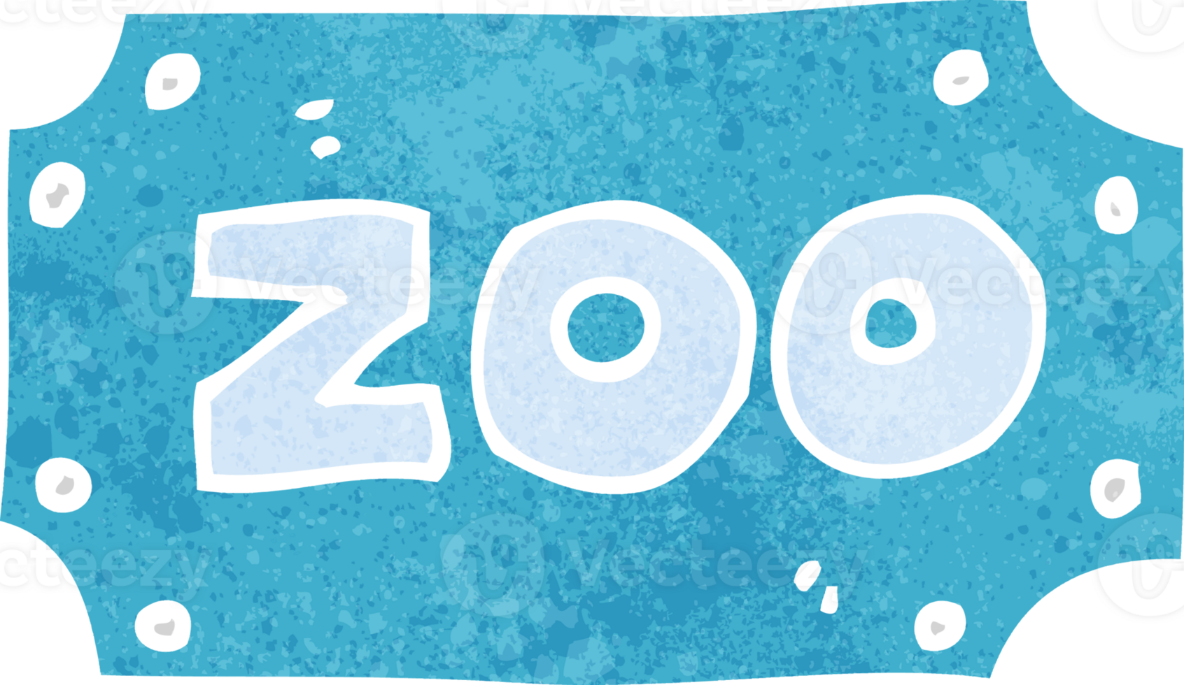 cartoon zoo sign png
