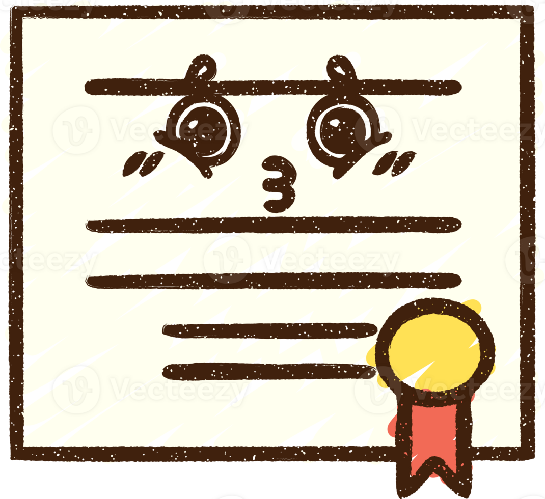 Certificate Chalk Drawing png